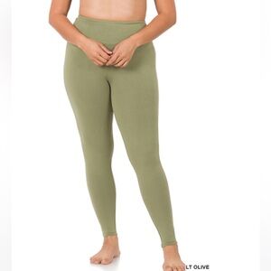 PLUS PREMIUM COTTON WIDE WAISTBAND LEGGINGS